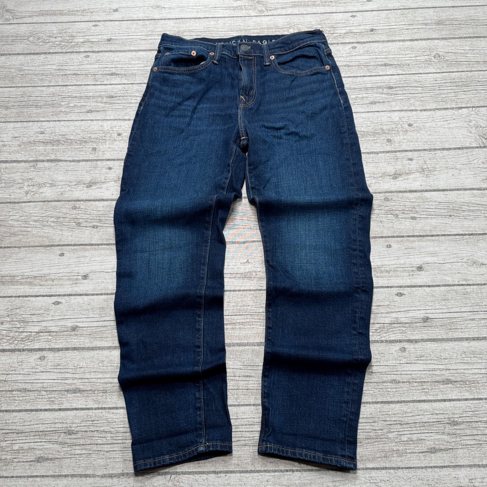American Eagle Jeans Men's 30x30 Blue Dark Wash Airflex+ Stretch Slim Fit Skinny
